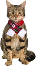 img 3 attached to Rubie's Costume 887897-M-L Co Plaid Pet Christmas Scarf: Festive Fashion for Medium/Large Pets