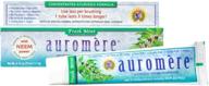 🌿 refreshing mint toothpaste: auromere b002cwqttu tthpste for long-lasting freshness logo