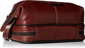 img 3 attached to 🧳 Country Saddle Travel Items - Dopp Leather