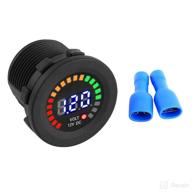 haofy digital voltmeter waterproof motorcycle logo