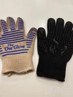 img 1 attached to High-Temperature Resistant Gloves With Non-Slip Silicone Grip, Perfect For BBQ, Baking, And Cooking - Comsmart Kitchen Gloves review by Greg Harris