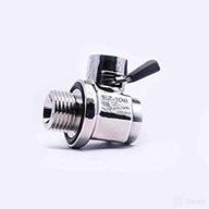 💧 ez oil drain valve (ez-108) - silver with 16mm-1.5 thread size logo