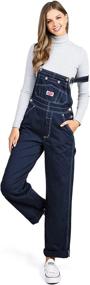 img 1 attached to 👖 Revolt Women's Junior Straight Overalls - Stylish Jumpsuits, Rompers & Overalls for Women's Clothing