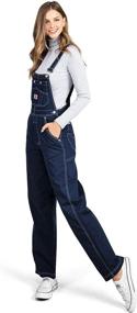 img 3 attached to 👖 Revolt Women's Junior Straight Overalls - Stylish Jumpsuits, Rompers & Overalls for Women's Clothing