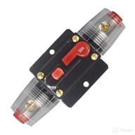 🔌 anjoshi 30 amp resettable fuse holder circuit breaker: waterproof switch for rv car audio marine boat motor truck inverter home solar system replace fuse 20a-150a/12v-42v dc (30a) – manual reset логотип