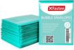 xfasten poly bubble mailers 7.95 x 12 inches shipping bags, 25 pack aqua bubble lined wrap padded envelope packaging for small business, bulk shipping mailing envelopes – waterproof logo