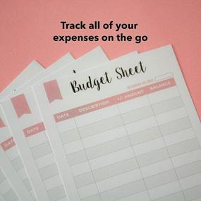 img 3 attached to Track Your Finances With Ease - Set Of 60 A6 Budget Sheets For Budget Planner Binder