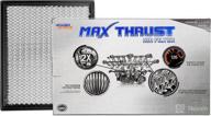 🚀 max thrust performance engine air filter - enhances power & acceleration for all mileage vehicles (mt-755) логотип