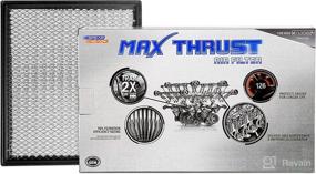 img 4 attached to 🚀 Max Thrust Performance Engine Air Filter - Enhances Power & Acceleration for All Mileage Vehicles (MT-755)