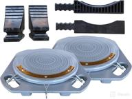 📊 zackman scientific wheel alignment tool turn plates - 4 ton capacity - free transition bridges & thrust blocks - pair logo