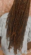 img 1 attached to 4 Packs Pre-Twisted Passion Twists Synthetic Crochet Braids 18 Inch Black Pre-Looped Spring Bomb Crochet Hair Extensions Fiber Fluffy Curly Twist Braiding Hair (1B#, 18 Inch (Pack Of 4)) review by Joshua Sharma