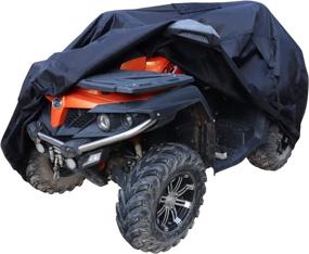 img 4 attached to 🏍️ Enhanced Protection ATV Cover for All-Weather Conditions - Oxford 150D, Fits ATVs up to 102 inches