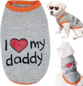 img 4 attached to Clothes Printing Clothing Breathable Dad Grey Dogs best: Apparel & Accessories