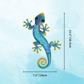 img 3 attached to Add A Touch Of Nature To Your Home With LIFFY Metal Lizard Wall Decor - Perfect For Indoor And Outdoor Living Spaces!