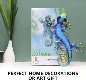 img 2 attached to Add A Touch Of Nature To Your Home With LIFFY Metal Lizard Wall Decor - Perfect For Indoor And Outdoor Living Spaces!