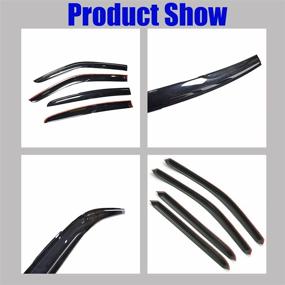 img 3 attached to Enhance Your Dodge Charger'S Look And Protection With Labwork Slim Style Window Visor Cover - Black, 2011-2020 Compatible