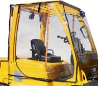 🚜 atrium universal clear forklift cab enclosure cover: heavy-duty, waterproof vinyl for uv protection, osha compliant, universal fit - 33"l x 45"w логотип