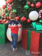 img 1 attached to LittleSpring Kids' Ugly 🎄 Christmas Sweater Cute Knit Crewneck Pullover review by Jesse Nell