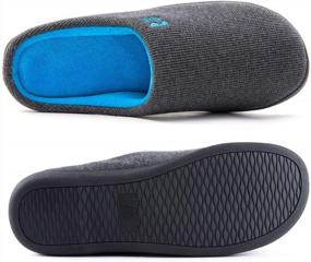 img 2 attached to Stay Cozy With RockDove Men'S Two-Tone Memory Foam Slipper