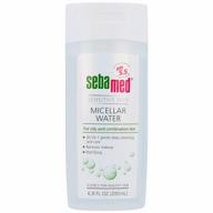 sebamed micellar cleansing water: all-in-1 mild hydrating formula for oily and combination skin 6.8 fl oz (200ml) logo