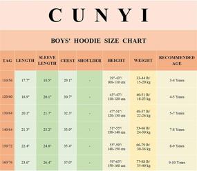 img 2 attached to CUNYI Kangaroo Sweatshirt Pullover BY204778 Boys' Clothing : Fashion Hoodies & Sweatshirts