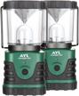 ayl starlight - water resistant - shock proof - battery powered ultra long lasting up to 6 days straight - 1000 lumens ultra bright led lantern - perfect camping lantern for hiking, camping logo
