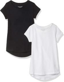 img 1 attached to Amazon Essentials 2 Pack Beauty X Small Girls' Clothing ~ Tops, Tees & Blouses