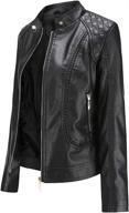 womens trendy leather jacket fashion women's clothing ~ coats, jackets & vests logo