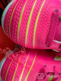 img 5 attached to Кроссовки для девочек Diadora Cattura для футбола для малышек, обувь для занятий спортом.