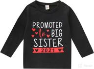 2021 baby girl big sister letter print clothes | outfit t-shirt top blouse shirts логотип