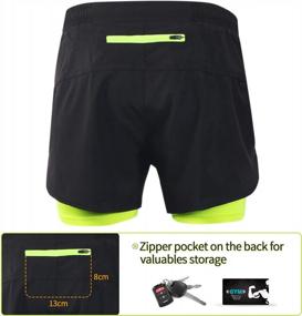 img 2 attached to ARSUXEO Men'S Running Shorts 2 In 1 - Active Training & Comfort