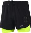 arsuxeo men's running shorts 2 in 1 - active training & comfort logo