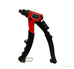 img 2 attached to 🔧 EZ Travel Hand Pop Rivet Gun with 4 Size Attachments - Professional Steel and Aluminum Rivet Tool (8 inches)