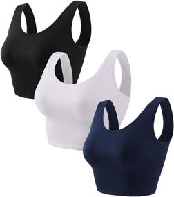 img 1 attached to FITATH Womens Seamless Sport Bra Women's Clothing in Lingerie, Sleep & Lounge