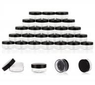 40pcs of bpa-free 10g cosmetic sample jars with lids - plastic makeup containers for storage and travel logo
