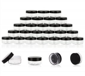 img 4 attached to 40Pcs Of BPA-Free 10G Cosmetic Sample Jars With Lids - Plastic Makeup Containers For Storage And Travel