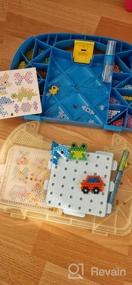 img 5 attached to Aquabeads Beginner Arts & Crafts Bead Kit For Kids - 900+ Pieces Carry Case Set