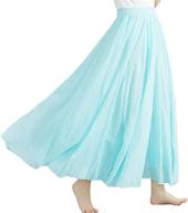 👗 pleated retro chiffon skirt for women - stylish women's clothing - skirts logo