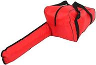 защитите свою бензопилу на ходу: прочный 20-дюймовый чехол для переноски с водонепроницаемой тканью оксфорд и полной защитой для лесорубов - сумка для бензопилы walfront (красная) логотип