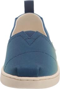 img 3 attached to TOMS Alpargata Loafer Indigo Little Girls' Shoes ~ Flats