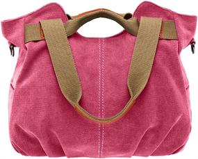 img 4 attached to Винтажные сумки-шоппер Mulit с карманом на плече
