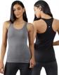 stay active and comfortable with yogalicious racerback tank tops - 2 pack logo