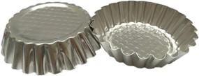 img 2 attached to MYStar Set Of 20 Fluted Non-Stick Tart Molds - Perfect For Mini Pies And Tarts!