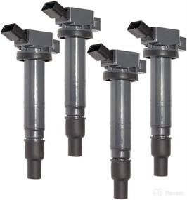 img 4 attached to 🔥 MAS Set of 4 Ignition Coils Compatible with Lexus IS F Scion xB Toyota 4Runner XRS Matrix Tacoma Tundra – 2.4L, 2.7L, 4.0L, 5.0L – 90919-02248, 90919-A2001, UF495, 5C1419, C1426