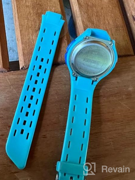 img 1 attached to 🔦 Versatile and Vibrant Waterproof Multifunctional Luminous Stopwatch Watches for Active Boys review by Charles Long