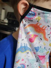 img 5 attached to Stay Cool and Stylish with Gaiter Children Cooling Summer Galaxy Girls' Accessory for All Seasons