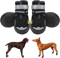 🐾 durable dog boots for hiking and hot pavement - adjustable, non-slip, reflective paw protectors by bowite логотип