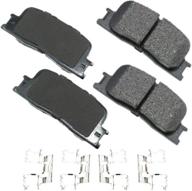 akebono act885 proact ultra premium ceramic disc brake pad kit: superior performance in grey логотип