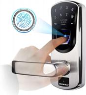 ardwolf a60 fingerprint door lock - keyless entry + biometric autolock, 304 stainless steel design for smart home security logo