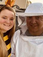 картинка 1 прикреплена к отзыву Beekeeping Jacket With Veil Beekeeper Jacket And Veil With Gloves, Beehive Tools And Beehive Brush от Khalil Hopp